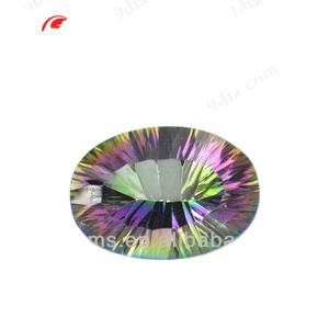 Cristalli di Quarzo Mistico Naturale all'Ingrosso, Forme Rotonde, a Cuore, a Goccia e Cuscino, Cristalli di Quarzo Arcobaleno in Colori Verde, Giallo e Bianco - Product Image 2