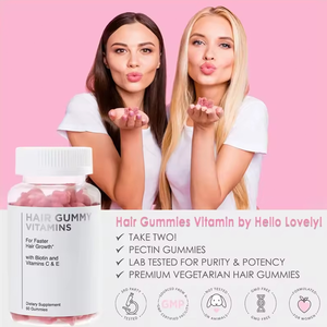 Compléments alimentaires de qualité supérieure pour adultes, vitamine biotine, collagène hydrolysé, gommes antioxydantes pour éclaircir les cheveux, la peau <span class=keywords><strong>et</strong></span> les ongles - Product Image 3