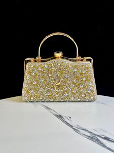Bolso de Noche de Diseñador con Pedrería, Tendencia 2025, Bolsos de Lujo para Mujer, Bolsos Tote, Bolso de Mano - Product Image 1