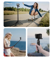 Mini trépied portable NEEWER TP46 pour vlog, perche à selfie pour DJI Action5 Pocket3, appareil photo hybride, smartphone, voyage, diffusion en direct