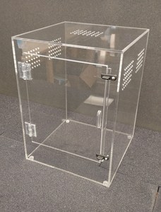 Tùy chỉnh <span class=keywords><strong>Acrylic</strong></span> bò sát bao vây với phía trước mở bao vây <span class=keywords><strong>Acrylic</strong></span> Lồng cho tắc kè rắn ếch thằn lằn nhện bò sát - Product Image 6