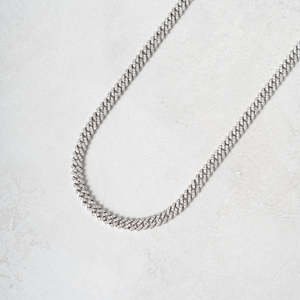 Collar de Cadena Cubana de 5mm, Chapado en Oro, Unisex, Cierre de Caja, Joyería de Moda, Regalo, Venta al por Mayor, Estilo Hip Hop de Lujo - Product Image 4