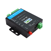 Controlador Remoto 4G DTU RTU, Gateway IoT Modbus con Entrada/Salida Analógica y Digital, Contador de Pulsos para Alertas por SMS y Llamadas