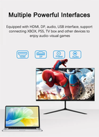 Moniteur de jeu pour ordinateur à écran couleur haute luminosité super fin de 19/22/23,8 pouces à prix avantageux