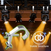 Penjepit Truss Gantung untuk Lampu Panggung 30-50mm, Penjepit Lampu Panggung Aluminium Heavy Duty untuk Perlengkapan Lampu Moving Head