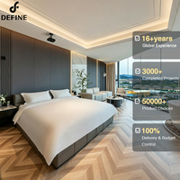 Solution clé en main, mobilier d'hôtel personnalisé, ensemble de chambre à coucher moderne et luxueux, ensembles de chambre d'hôtel pour hôtel 5 étoiles et appartement
