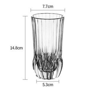 Verre à dégustation de whisky écossais classique, verre à whisky en cristal de luxe de 12 oz avec bord doré - Product Image 2
