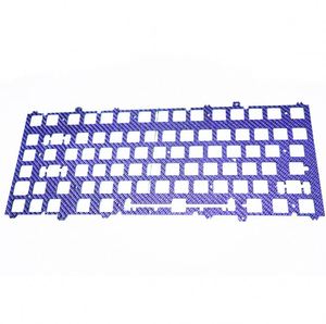 Placa de Teclado Mecánico de Fibra de Carbono 3K SHENYU, Servicio de Mecanizado CNC Personalizado, Teclado Multifunción Ligero de Alta Rigidez - Product Image 1