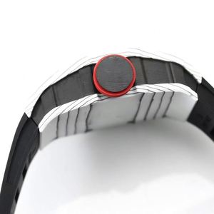 Logotipo Personalizado! Reloj Mecánico de Lujo con Diseño de Primera Categoría, Esfera de Fibra de Carbono y Movimiento de Alta Calidad - Product Image 2