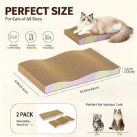 Planche à gratter pour chat, lot de 2, griffoir réversible pour chat, grand modèle