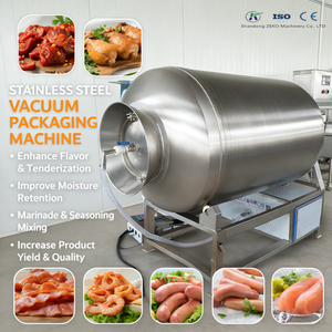 เครื่องนวดเนื้อสุญญากาศอัตโนมัติ สแตนเลส สำหรับหมักไก่ เนื้อวัว เนื้อหมู อาหารทะเล อุปกรณ์แปรรูปอาหาร - Product Image 2