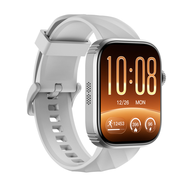 Smart Watch 4 Active Fitness Tracker Sleep Tracker Square 1.93 Inch OLED Display Silica Gel Band Custom Logo OEM/ODM
