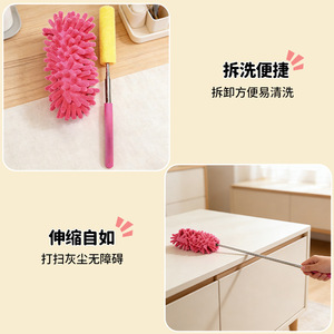 Plumeau télescopique en chenille en acier inoxydable, couleurs assorties, pour le nettoyage quotidien des toits - Product Image 2
