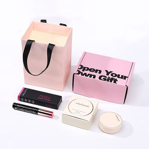 กล่องบรรจุภัณฑ์แบบพับได้สำหรับกล่องสมัครสมาชิกความงาม ทำจากกระดาษลูกฟูกชนิด B และ E พร้อมกล่องของขวัญด้านในแบบแข็ง สามารถปรับแต่งได้ - Product Image 2