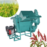 Décortiqueuse de céréales unique pour blé et riz, machine à battre le soja de Chine