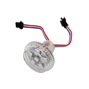 Luz de punto de diversión impermeable, iluminación funfair de 30mm, 6LED, 24V, luces de Carnaval - Product Image 2