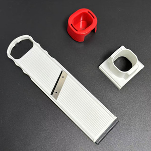 Garlic Peeler And Mincer White Plastic Multi Functional Herb Spice Tool For Kitchen Use - Product Image 1