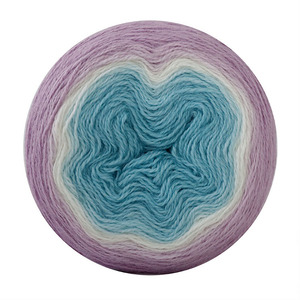 2024 meilleure offre laine mérinos 75% acrylique 25% bébé Collection pull écharpe chapeau mélange fil Style recyclé teint motif tricot - Product Image 6