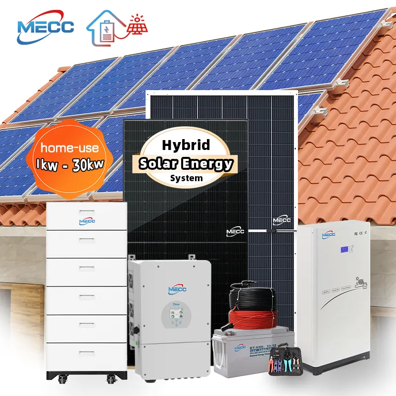 solar energy system 5kw complete solar panel price cost of home solar battery and inverter solar system for home off grid full