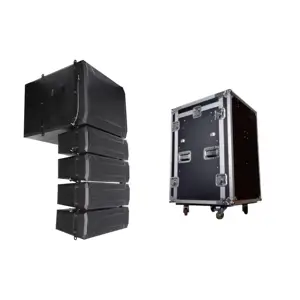 RQSONIC LA615D-KIT Professionale Audio Pa 1300W Alimentato Altoparlante Attivo Palco per Concerti di Altoparlanti Line Array Sistema Audio