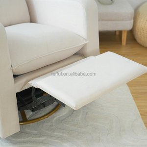 Nursing Relaxation Nursery Glider Swivel <b>Recliner</b> Upholstered <b>Chair</b> For New Parents - Product Image 3
