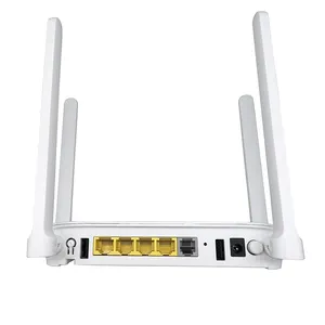 New Version H3-5S Xpon Onu 4Ge+Dual Wifi+4 External Antennas Gepon Onu Xpon Router Fiber Optical Ont Compatible With ZTE OMCI