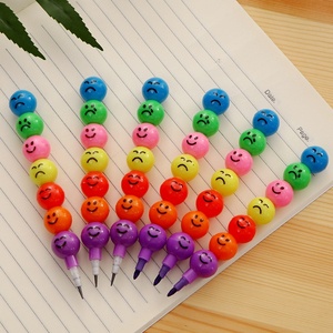Gao Si Creative 7 Expression Sugar Gourd Student Pencil Crayon Papeterie HB Lead Hardness Set for School Supplies Wholesale - Product Image 3