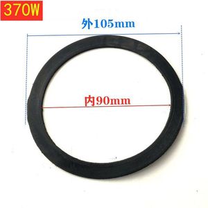 Joint en caoutchouc plat 370W, 105mm extérieur, 90mm intérieur, anneau d'étanchéité EPDM pour pompe, étanche à l'eau et à la poussière - Product Image 1