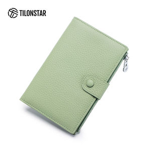 TILONSTAR TPW108P Suave Durable Cuero de grano completo ID Tarjetas bancarias Boleto Tarjeta de embarque Bolsa de almacenamiento RFID Funda para pasaporte - Product Image 5