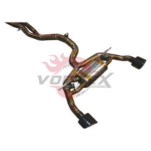 Échappement Valvetronic Vortex Gold Titanium pour Audi RS3 2.5T 8V 8Y 2016-2024, système de silencieux de course Catback avec embouts en fibre de carbone - Product Image 2