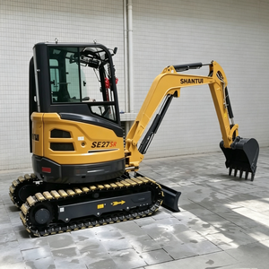 Mini-excavatrice compacte Shantui SE27SR de 2,7 tonnes, moteur Yanmar, haute efficacité, hydraulique, sur chenilles, fournie directement par l'usine - Product Image 3