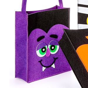 Bolsa de Fieltro con Asa para Regalos de Halloween, Bolsa de Truco o Trato para Niños, Bolsa de Fieltro para Dulces, Cesta - Product Image 4