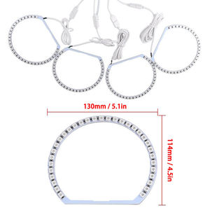 Pour BMW E36 E38 E39 <span class=keywords><strong>E46</strong></span> M3 <span class=keywords><strong>Angel</strong></span> <span class=keywords><strong>Eyes</strong></span> Haloo Ring 168 RGB 5050 <span class=keywords><strong>SMD</strong></span> LED multicolore avec 16 couleurs modifiables - Product Image 2