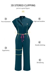 Uniformes Médicos Personalizados de Fábrica con Logotipo, Conjunto de Uniformes Médicos de una Pieza para Mujer y Hombre, Marca Privada Personalizada - Product Image 6