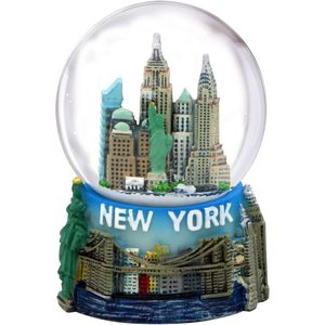 Mini ciudad de Nueva York Skyline recuerdo estatuilla estatua libertad 2,5 \ "alto 45mm NYC Snow Globe regalo - Product Image 5