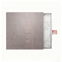 Personnalisé À La Main Couleur Papier D'emballage Cosmétique De Produit de Beauté Tasses Cadeau Boîte