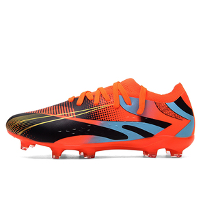 <span class=keywords><strong>Scarpe</strong></span> <span class=keywords><strong>da</strong></span> Calcio per Bambini, Modello Basso con Lacci, per Ragazzi e Ragazze, FG HG TF in <span class=keywords><strong>Pelle</strong></span> PU con Suola in Gomma per Sport di Squadra - Product Image 1