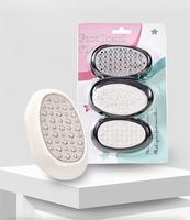 Suite de soins des pieds en acier inoxydable, 4 pièces, facile à utiliser, pour enlever les callosités, les peaux mortes, avec lime électrique pour les pieds.