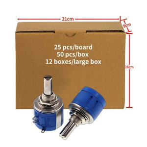 Potenziometro a Filo Avvolto Bonens 3540S-1-103L, 10k, Tolleranza 5%, 10 Giri, Potenza 2W, -55~125°C, Serie 3540, Ottimo Prezzo - Product Image 6