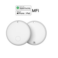 Traceur portable certifié MFi anti-perte pour animaux, portefeuilles, vélos, localisateur de poche, compatible Find My Tag