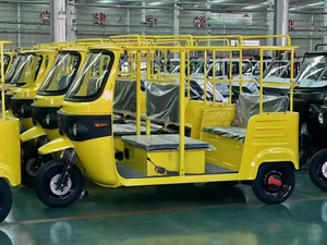 2024 New Arrival 5-Seat Passenger Tricycle Taxi Tuk Tuk Bajaj Adult Tricycle <strong>3</strong> <strong>Wheel</strong> <strong>Ev</strong> Rickshaw - Product Image 5
