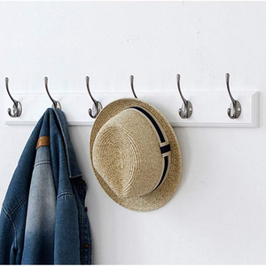 Cintre <span class=keywords><strong>mural</strong></span> manteau de vêtements facile à installer et résistant à la corrosion durable pour manteau clés serviettes chapeau <span class=keywords><strong>support</strong></span> de rangement - Product Image 6