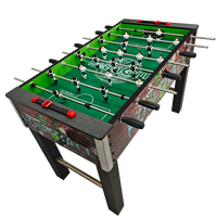 Jeu de table de football Offre Spéciale de 55 pouces Table de jeu de sport en bois classique Table de baby-foot pour adultes Jeu de fête de club d'intérieur