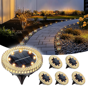 <span class=keywords><strong>Mini</strong></span> năng lượng mặt trời mặt đất đèn IP65 không thấm nước năng lượng mặt trời Powered Pathway Đèn ngoài trời 8LED năng lượng mặt trời đĩa ánh sáng cho lối đi vườn cỏ đường dẫn - Product Image 1
