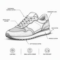 Sneakers rétro personnalisées de luxe à tige haute pour hommes et femmes, avec semelle épaisse, augmentant la taille, en laine douce et en mesh