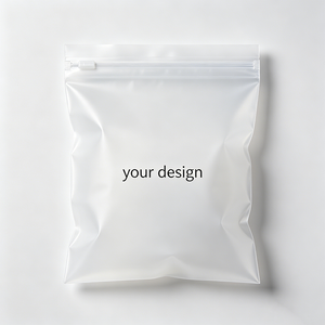 Bolsa de Plástico Transparente con Cierre Hermético Personalizada, Bolsa de Embalaje Reutilizable para Alimentos - Product Image 4