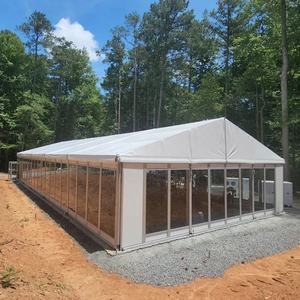 Элегантная прозрачная водонепроницаемая палатка для свадебной вечеринки с алюминиевой рамкой для наружной церемонии - Product Image 1