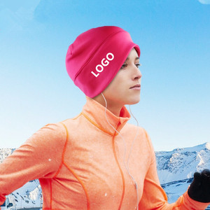 <span class=keywords><strong>Polyester</strong></span> Elastane chạy Beanie tùy chỉnh in logo chạy sọ cap bán buôn phản chiếu Logo đi xe đạp <span class=keywords><strong>hat</strong></span> - Product Image 4