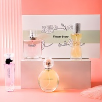 Coffret de Quatre Parfums pour Femme Internet Celebrity Garden Kiss, Eau de Toilette, Format Standard, Parfum de Rose Longue Durée, Cadeau
