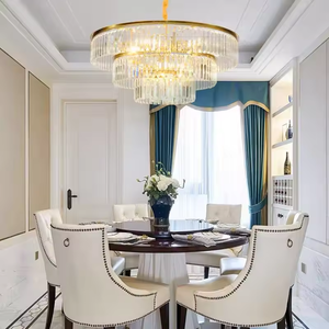 Wholesale <b>Bedroom</b> Decor Modern Luxury Modern Decorative Round Luxury K9 Crystal <b>Chandelier</b> - Product Image 4